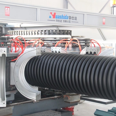 HDPE PP Double Wall Corrugated Pipe Production Line for Drainage