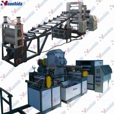 PE PP Plastic Sheet Board Production Machine Line with Three Roll Calender for Single & Multilayer Sheets 0.2-3mm Thickness 800mm Width