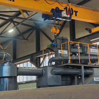 Medium Frequency Heating Rust Removal For 3LPE Steel Pipes 48-3000mm