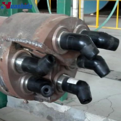 Steel Pipe Inner Wall Sand Blasting Rust Removal Line