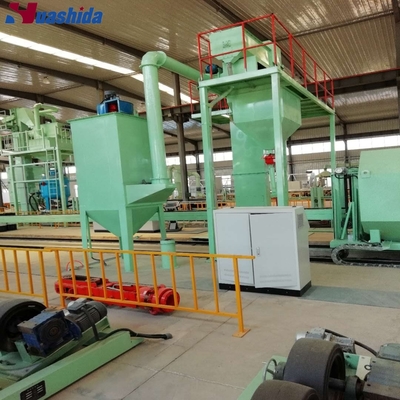 Steel Pipe Inner Wall Sand Blasting Rust Removal Line