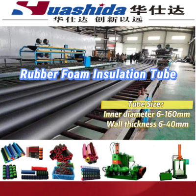 Fully Automatic Rubber Foam Pipe Extrusion Production Line 500-1000kg/h