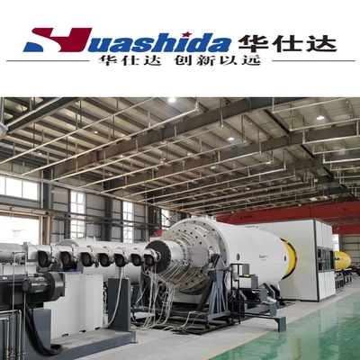 Plastic PE HDPE Insulation Pipe Extrusion Machinery for Supplying Hot Water/Oil Pipeline