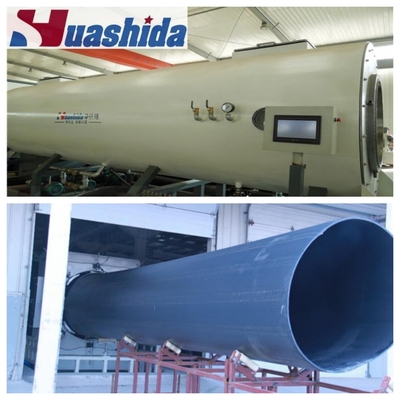 Plastic PE HDPE Insulation Pipe Extrusion Machinery for Supplying Hot Water/Oil Pipeline