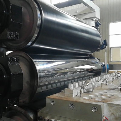 خط اکستروژن خودکار ورق پلاستیکی PE PP برای تخته های 800-1600mm