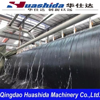 Large Diameter PU Spray Foaming PE Wrapped Preinsulation Pipe Continuous Production Line