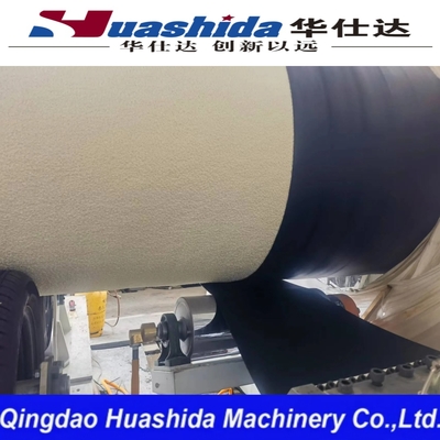 Large Diameter PU Spray Foaming PE Wrapped Preinsulation Pipe Continuous Production Line