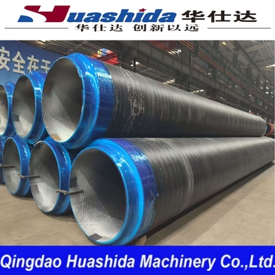 High-Pressure PU Foam HDPE Winding Pipe Manufacturing System