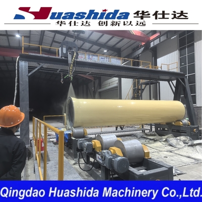 High-Pressure PU Foam HDPE Winding Pipe Manufacturing System