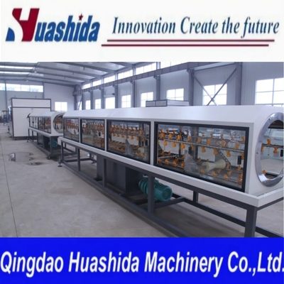 Plastic Solid Pipe Extrusion Line / PE PP Pipe Production Line