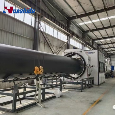 HDPE Jacket Pipe Extrusion Line 110-2000mm Dia Vacuum Calibration