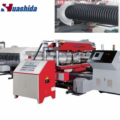 HDPE PP Double Wall Corrugated Pipe Line 1000kg/H Output