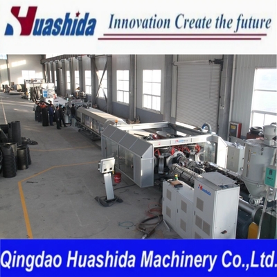 HDPE PP Double Wall Corrugated Pipe Line 1000kg/H Output