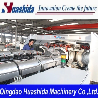 HDPE PP Double Wall Corrugated Pipe Line 1000kg/H Output