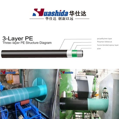 3LPE Coating Machine for Steel Pipe with SA2.5 Derusting and Internal Anti-Corrosion