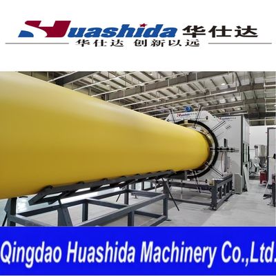 HDPE Jacket Pipe Extrusion Line with Thermal Insulation Dust-Free Planetary Cutting and Customizable Color