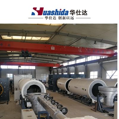 Pre-Insulated Pipe Production Line with Integrated Extrusion System for Municipal Pipeline Applications and Water Spray Cooling