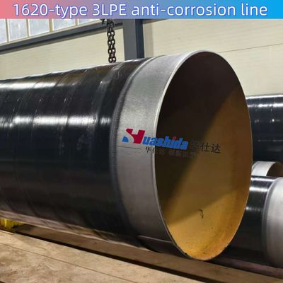 3LPE Coating Pipe Production Line with 1.8-2.7mm Coating Thickness 900kW Total Power and 2-3mm PE Thickness