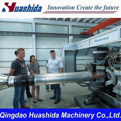 High-Speed Water-Cooled Double Wall Corrugated Pipe Production Line with 6m/Min Max Speed for Drainage and Water Supply