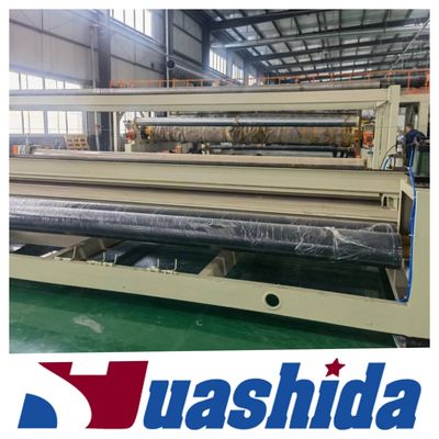 HDPE Geomembrane Extruder Machine with 8000mm Width and 0.1-3.0mm Thickness for PLC Controlled Waterproofing