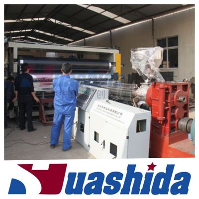 HDPE Geomembrane Extruder Machine with 8000mm Width and 0.1-3.0mm Thickness for PLC Controlled Waterproofing