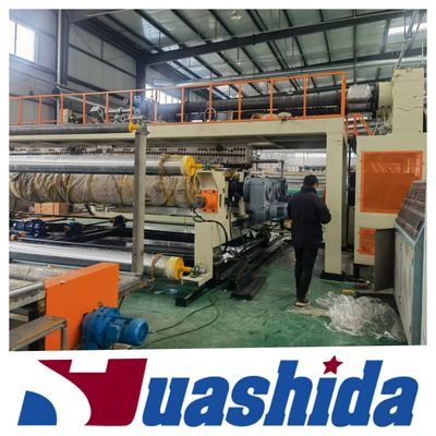 HDPE Geomembrane Extruder Machine with 8000mm Width and 0.1-3.0mm Thickness for PLC Controlled Waterproofing