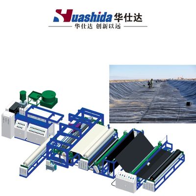 8-Meter Width PE Waterproof Roll Extrusion Line with 0.1-3.0mm Thickness and 1000-1000kg/h Capacity
