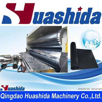 HDPE Geo Membrane Film Extrusion Line with 0.1-3.0mm Film Thickness 8000mm Width and High Strength and Toughness