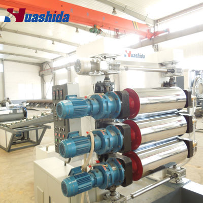 Computerized Heat Shrink Sleeve Manufacturing System with Basic Film Extrusion Line and Adhesive Coating for PE Hollow Wall Spiral Pipe