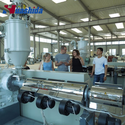 Computerized Heat Shrink Sleeve Manufacturing System with Basic Film Extrusion Line and Adhesive Coating for PE Hollow Wall Spiral Pipe