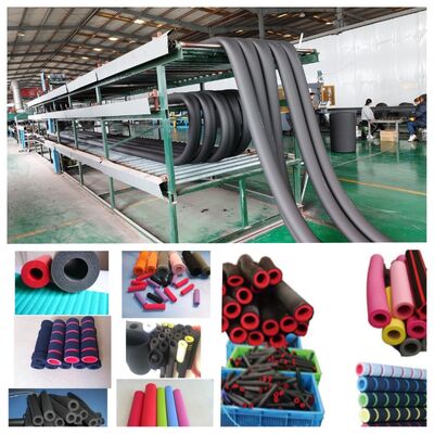 NBR Nitrile Rubber Foam Flexible Insulation Pipe & Sheet Extrusion Production Line