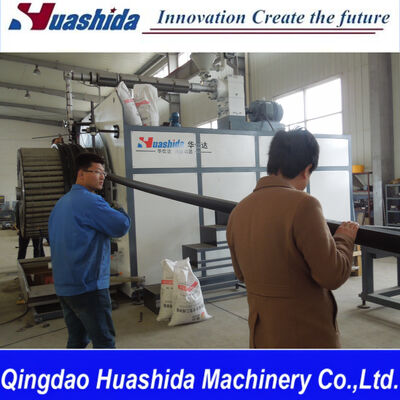 Sistema de fabricación de tuberías de bobinado de HDPE con rango de tuberías de 200-3000 mm, control PLC Siemens y diseño de estructura de pared hueca