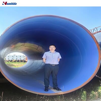 Jalur Produksi Pipa Pelapis 3LPE dengan Perlakuan Permukaan SA2.5 Pelapisan Bubuk untuk Diameter Pipa 50-4200mm