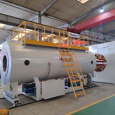 Pre-Insulated Pipe Production Line with HDPE Jacket and PU Foaming for Customizable Size and Vacuum Cooling in 110-1870 mm Diameter Range