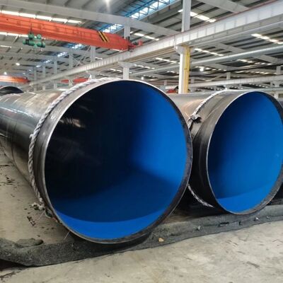 PLC Controlled Internal FBE + External 3LPE Coating Machinery with Shot Blasting and 1 Year Warranty for Steel Pipelines