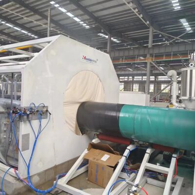 Linea di produzione tubi con rivestimento 3LPE per l'anticorrosione di condotte di acqua, gas e petrolio