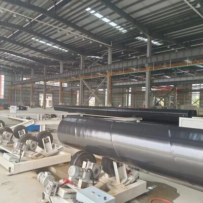 Linea di produzione tubi con rivestimento 3LPE per l'anticorrosione di condotte di acqua, gas e petrolio
