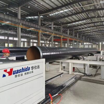 Linea di produzione di tubi di rivestimento 3LPE tubi di acciaio resistenti alla corrosione a tre strati