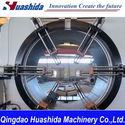 Large Diameter HDPE Jacket Pipe Extrusion Machine with Dust-Free Planetary Cutting and Automatic Operation