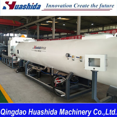 Large Diameter HDPE Jacket Pipe Extrusion Machine with Dust-Free Planetary Cutting and Automatic Operation