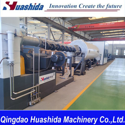 HDPE Jacket Pipe Extrusion Machine with Vacuum Calibration Technology and Siemens PLC for 110-2200mm Pre-Insulated Pipe Production Line