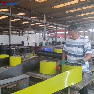 Линия производства термоусаживающихся муфт из радиационно-сшитого полиэтилена для герметизации стыков предварительно изолированных трубопроводов с низким энергопотреблением