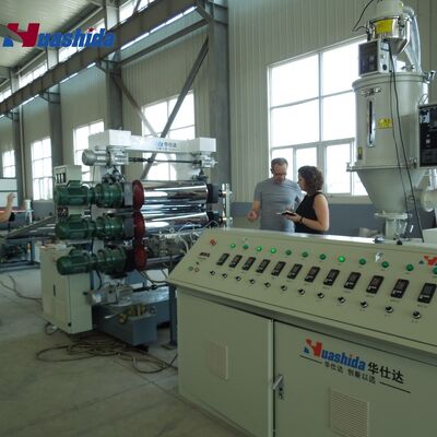 PE Radiation Cross-Linked Heat Shrink Sleeve Production Line with Single-Screw Extruder and Intelligent Control for Pipeline Corrosion Protection