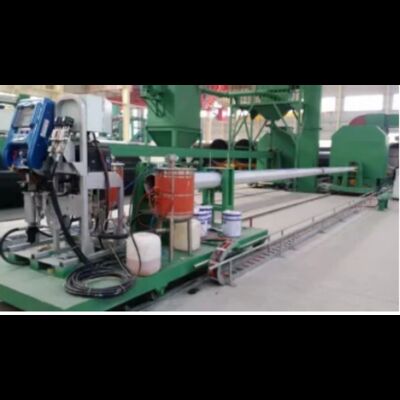 Internal Anticorrosion Epoxy Liquid Spray Coating Line with high-pressure airless spray