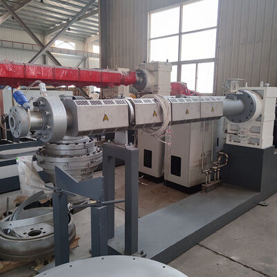 Pre-Insulated Pipe Production Line with HDPE Jacket and PU Foaming for Customizable Size and Vacuum Cooling in 110-1870 mm Diameter Range