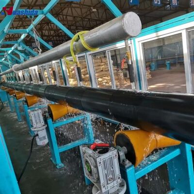 O-Type Extrusion Coating Line for 3LPE Anti-Corrosion Pipe with Powder Coating and SA2.5 Surface Treatment