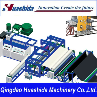 Automatic Geo-Membrane Film Extrusion Line with 0.1-30mm Film Thickness and 8000mm Width for Industrial Applications