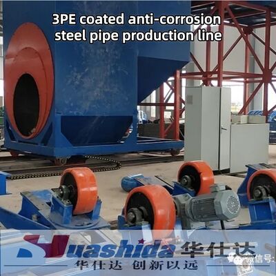 O-Type Extrusion 3LPE Coating Pipe Production Line with SA 2.5 Surface Treatment for 50mm-426mm Steel Pipes