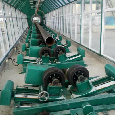 DN 200-1420mm 3LPE Coating Pipe Production Line with Epoxy Powder Thickness More Than 170 Um and Sa2.5 Cleaning Level