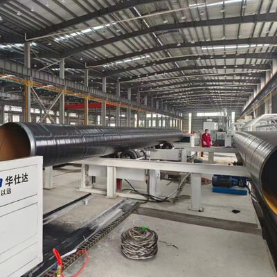 Dây chuyền sản xuất ống phủ 3LPE tự động với cấp làm sạch SA2.5 cho ống thép đường kính 50-4200mm chống ăn mòn